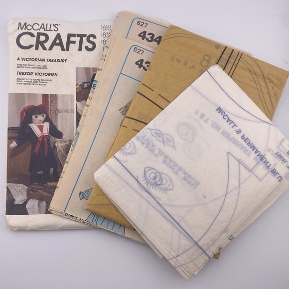 🪡 McCall’s Crafts Victorian Doll with Assortment of Clothes Sewing Pattern 4344 - Picture 3 of 6